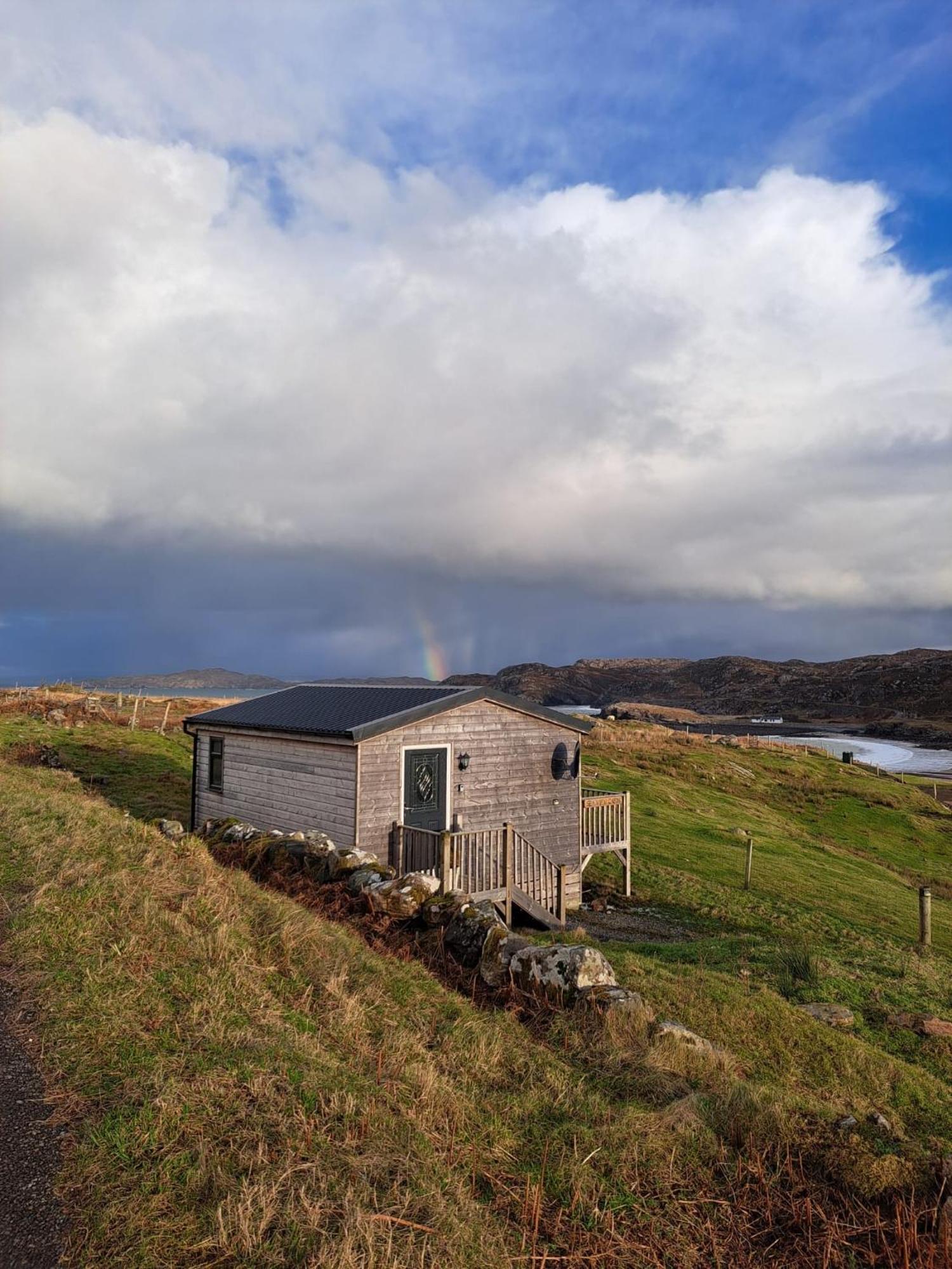 Sea View Cabin Clashnessie Luaran gambar